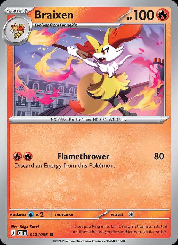 Braixen 012/086