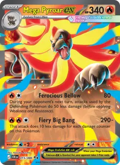 Mega Pyroar ex – Carta Pokémon TCG