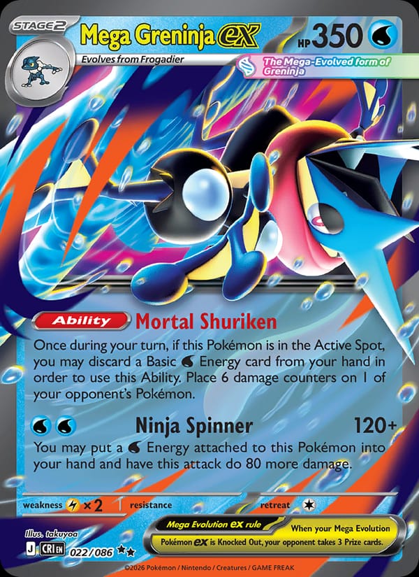 Mega Greninja ex 022/086