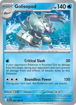 Golisopod – Carta Pokémon TCG