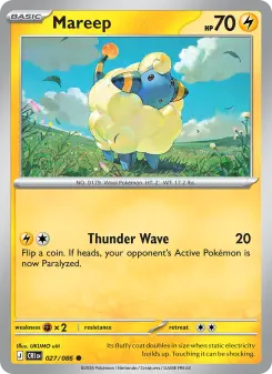 Mareep – Carta Pokémon TCG