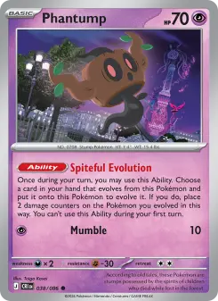 Phantump – Carta Pokémon TCG