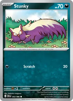 Stunky – Carta Pokémon TCG