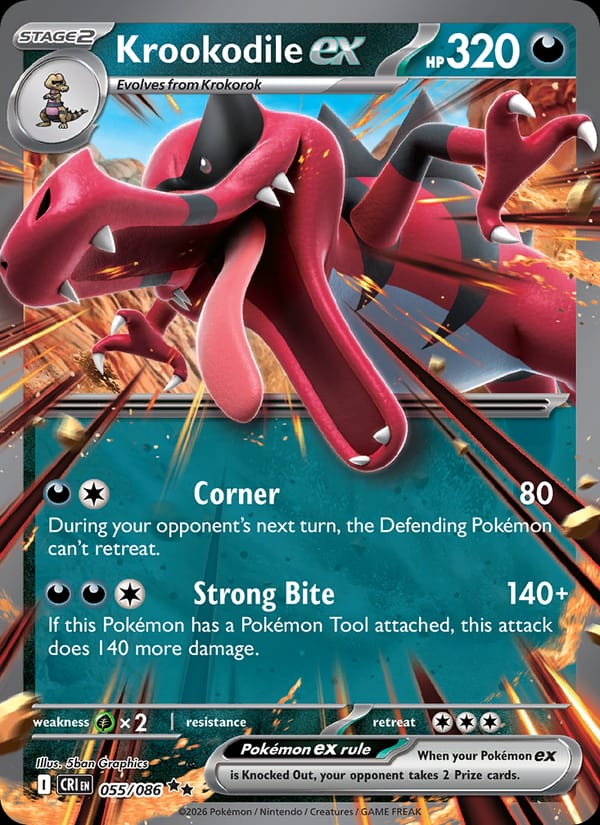 Krookodile ex 055/086