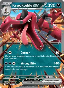 Krookodile ex – Carta Pokémon TCG
