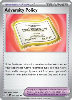 Adversity Policy – Carta Pokémon TCG