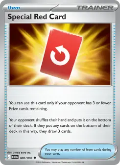 Special Red Card – Carta Pokémon TCG