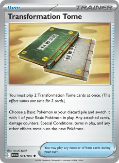 Transformation Tome – Carta Pokémon TCG