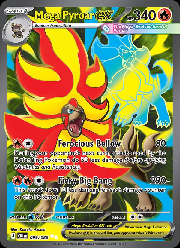 Mega Pyroar ex 099/086