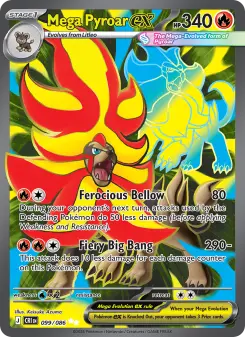 Mega Pyroar ex – Carta Pokémon TCG