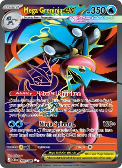 Mega Greninja ex – Carta Pokémon TCG