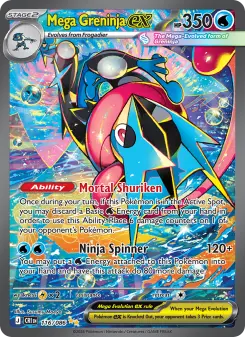 Mega Greninja ex – Carta Pokémon TCG