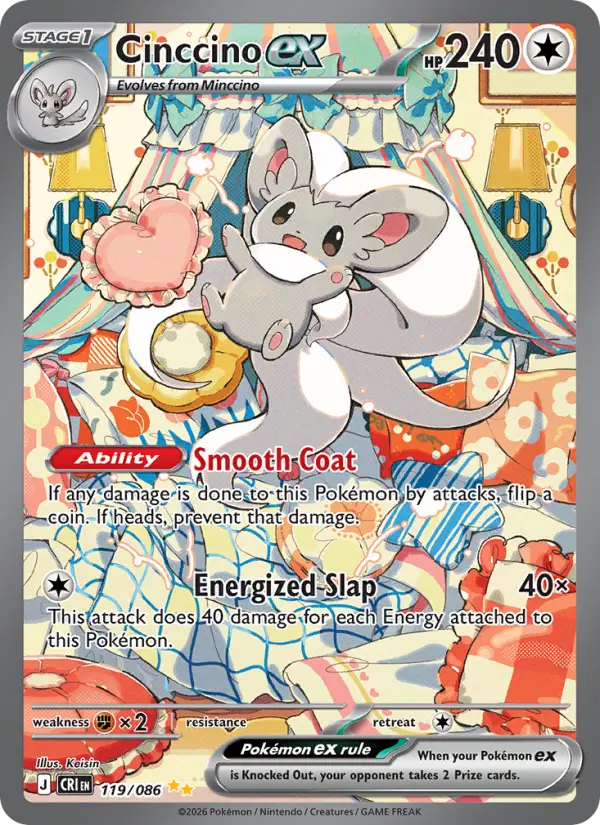 Cinccino ex - Chaos Rising