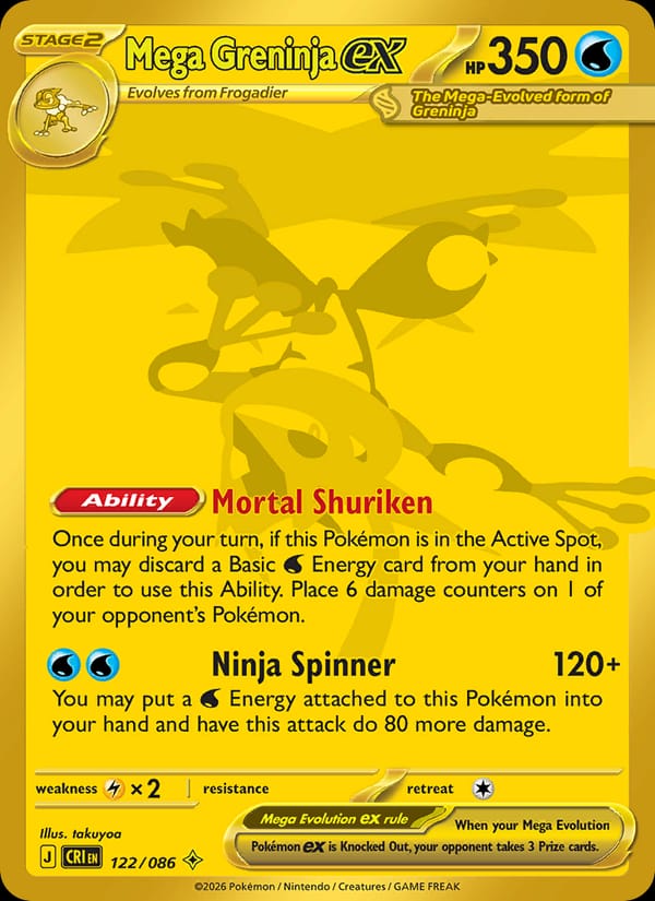 Mega Greninja ex 122/086