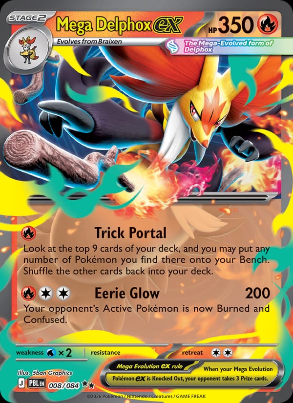 Mega Delphox ex 008/084