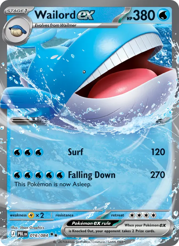 Wailord ex 16/84