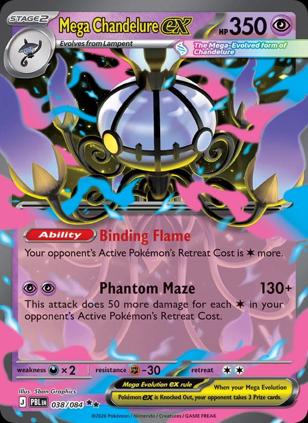 Mega Chandelure ex 038/084