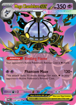 Carta Mega Chandelure ex