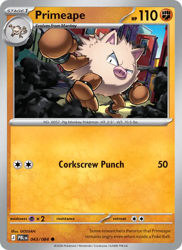 Primeape 43/84