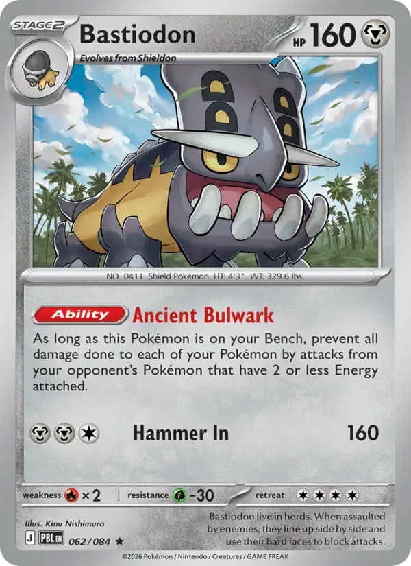 Bastiodon 62/84