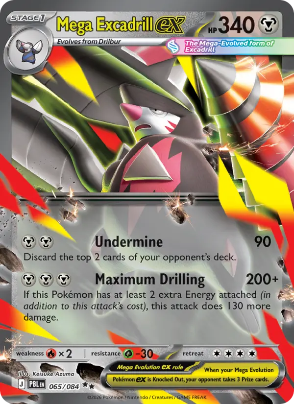 Mega Excadrill ex 65/84