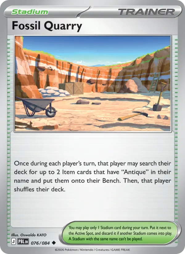 Fossil Quarry 76/84