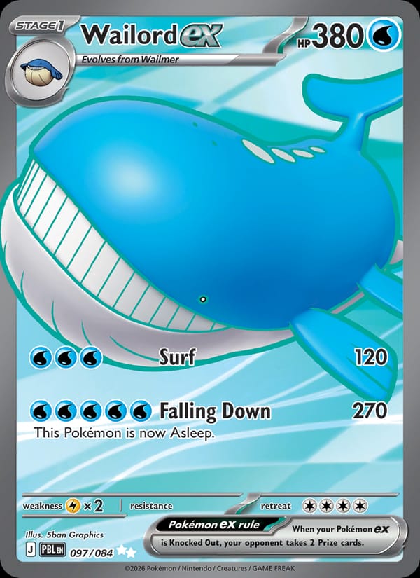 Wailord ex 097/084
