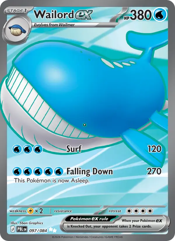 Wailord ex 97/84