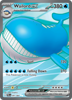 Carta Wailord ex