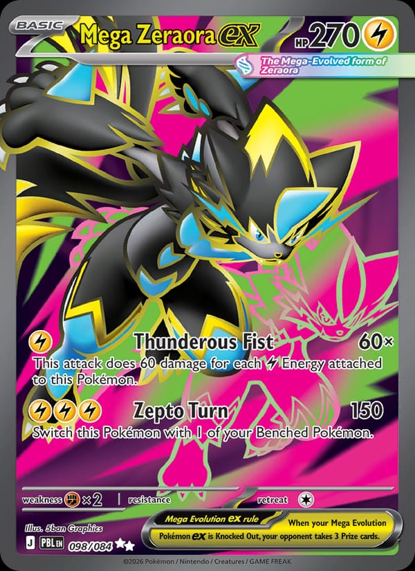 Mega Zeraora ex 098/084