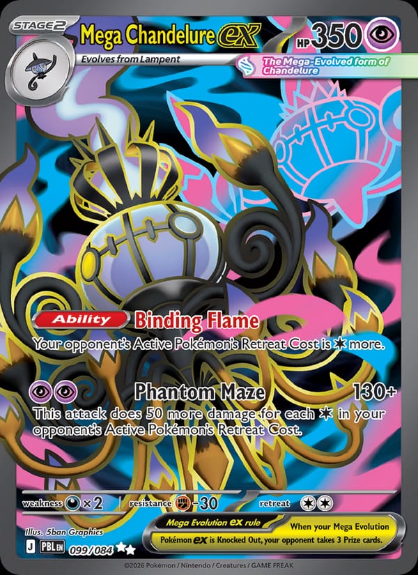Mega Chandelure ex 099/084