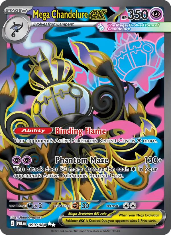 Mega Chandelure ex 99/84