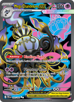 Carta Mega Chandelure ex