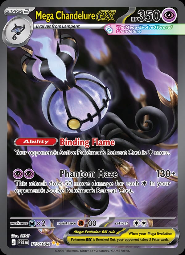 Mega Chandelure ex 115/084