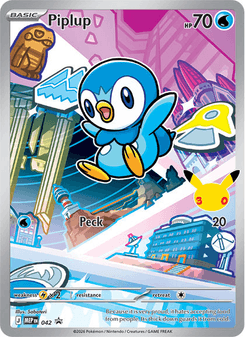 Piplup, MEP Black Star Promos card 042