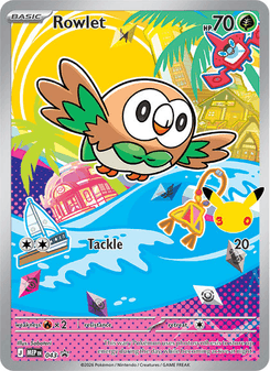 Rowlet, MEP Black Star Promos card 043