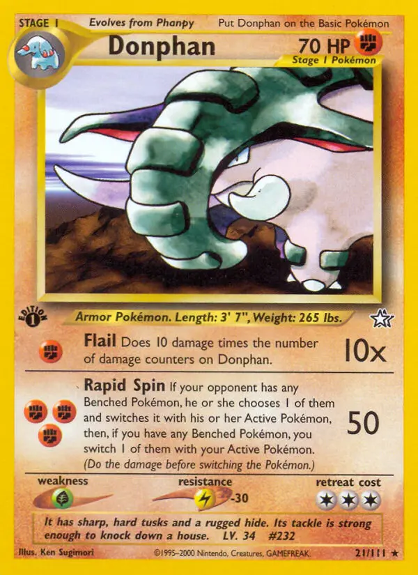 Donphan - Pokémon #232 - Pokestats.gg