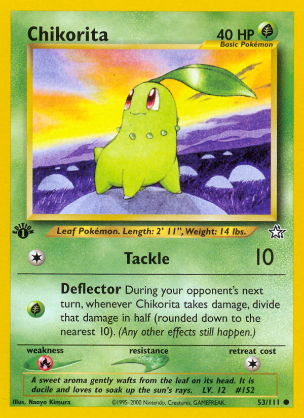 Chikorita card photo