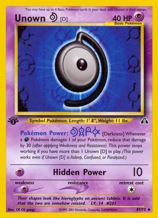 Unown [D] 047/075