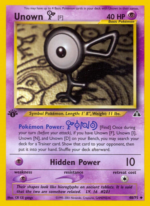 Unown [F] 048/075