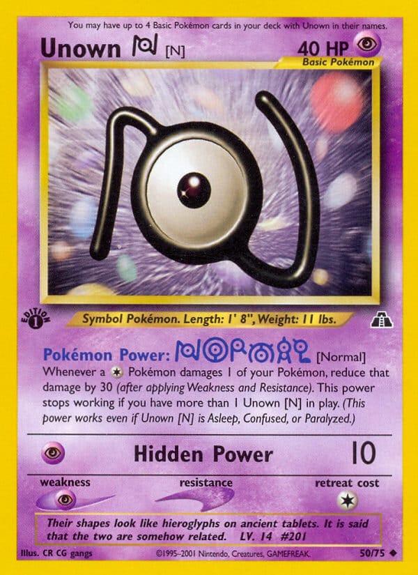 Unown [N] 050/075