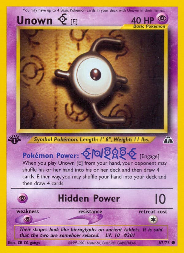 Unown [E] 067/075