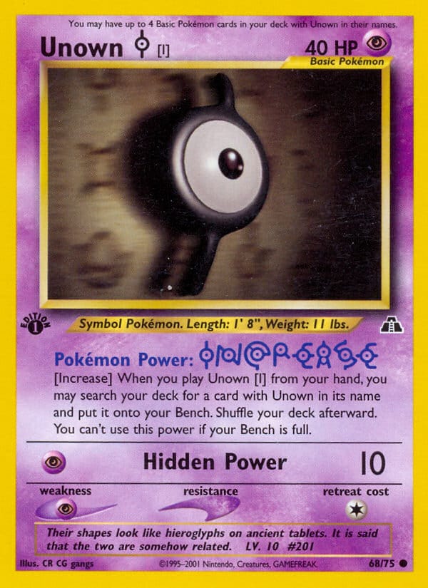Unown [I] 068/075