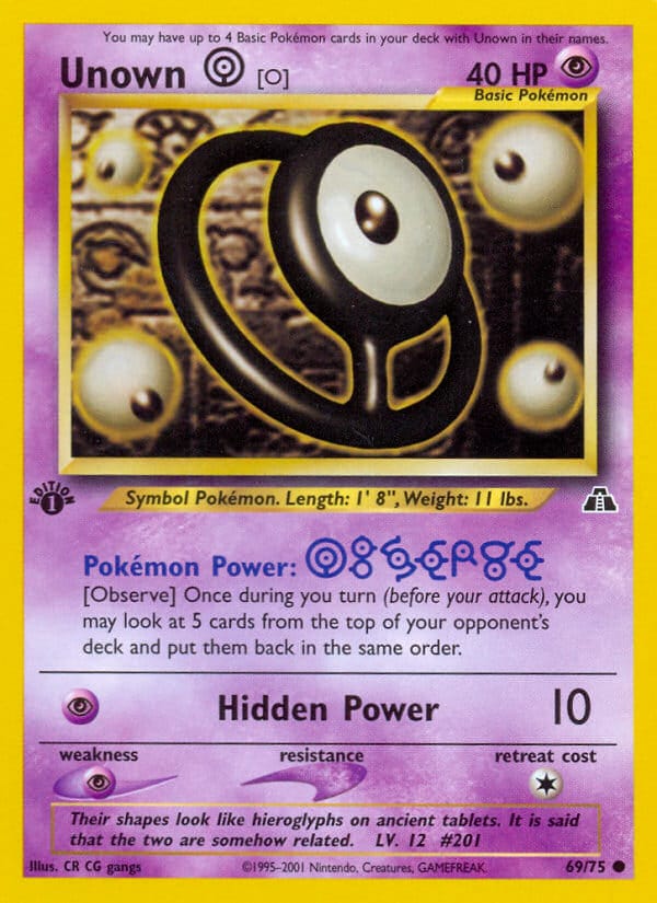 Unown [O] 069/075