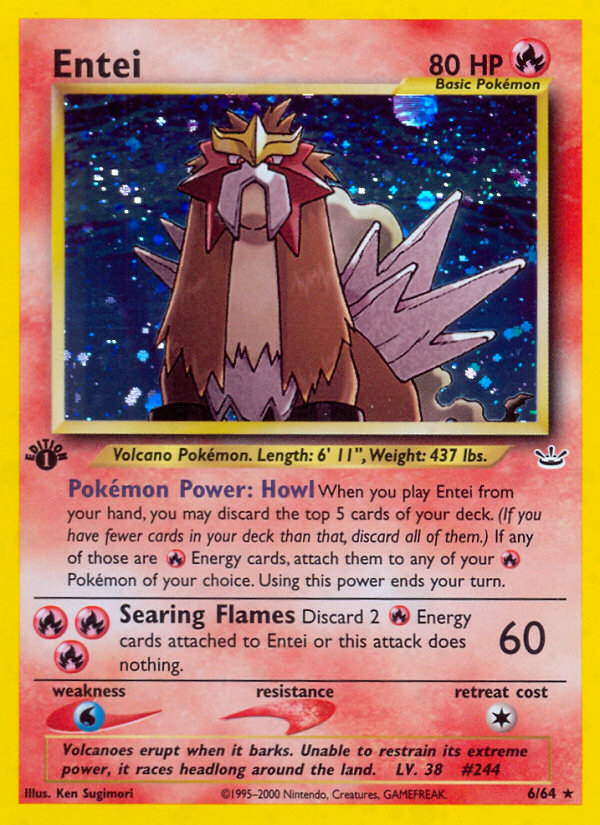 Entei 1st Edition PSA 9