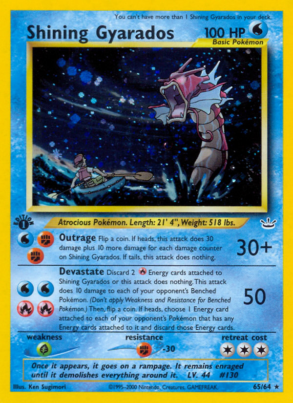 Shining Gyarados 1st Edition PSA 10