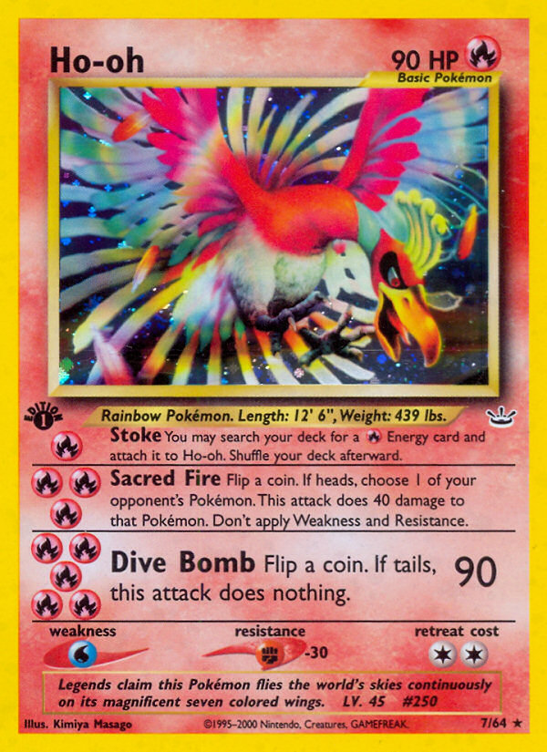 Ho-oh Holo PSA 9