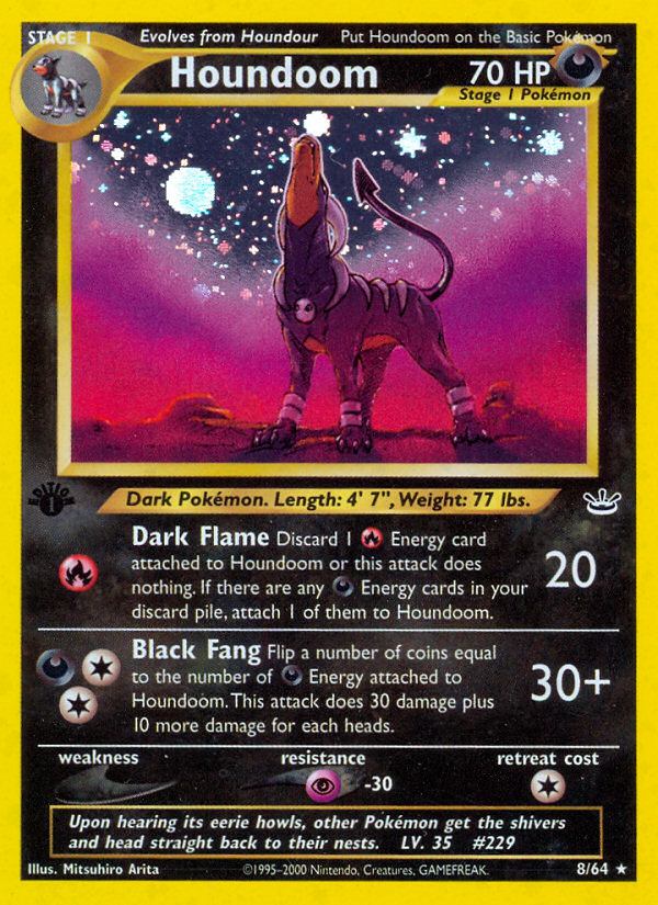 Houndoom 1st Edition PSA 10