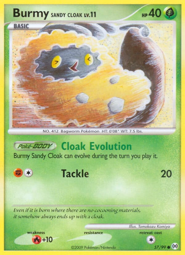 Burmy Sandy Cloak 057/099