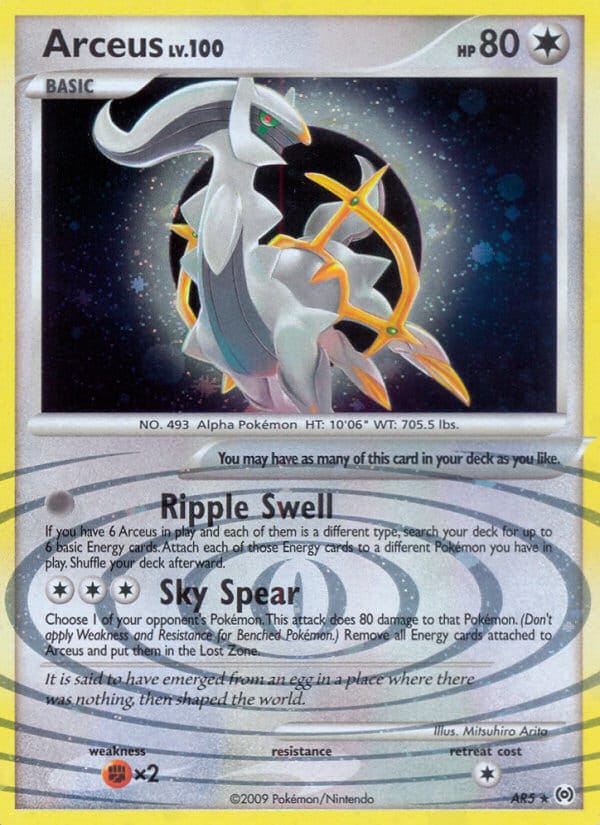 Arceus 005/099
